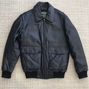 Eddie Bauer Leather Jacket (men's size S)